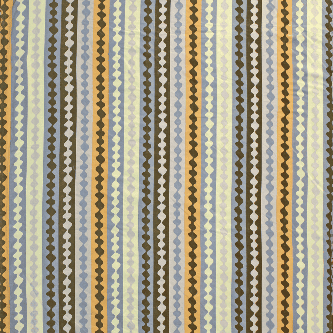 Elegant Microfibre Dohar for Festive Gifting | Wavy Stripe Brown Design 