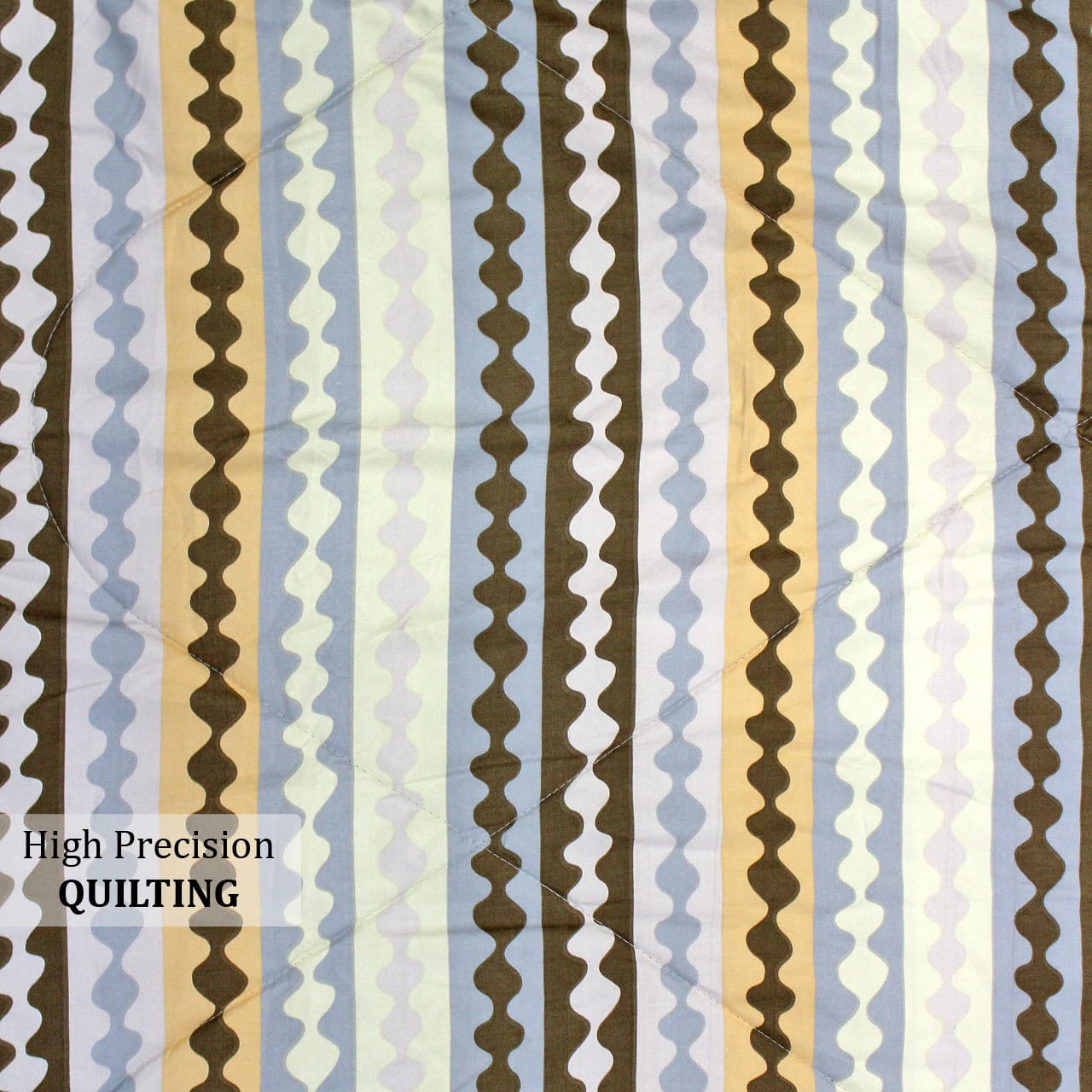 All Season Reversible Microfiber Comforter/Quilt (150 GSM) -Brown