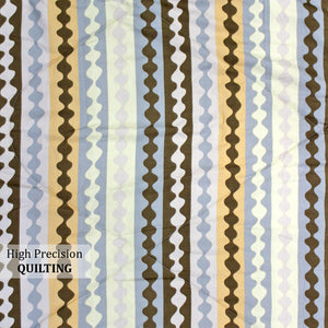All Season Reversible Microfiber Comforter/Quilt (150 GSM) -Brown