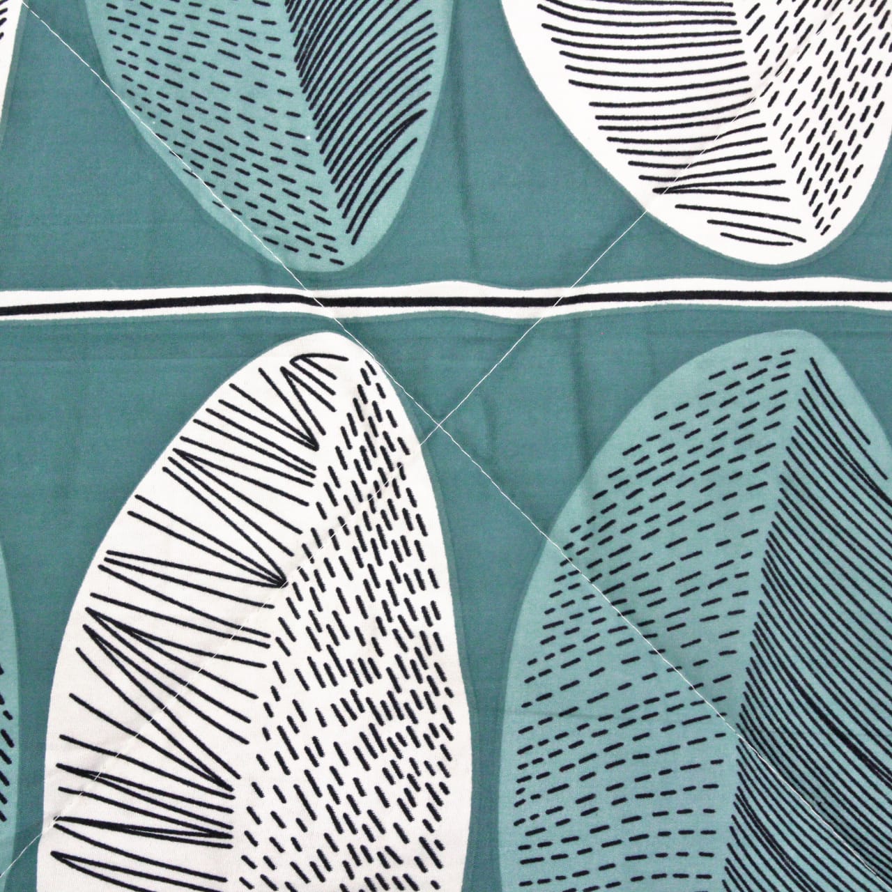 All Season Reversible Microfiber Comforter/Quilt (150 GSM) -Teal