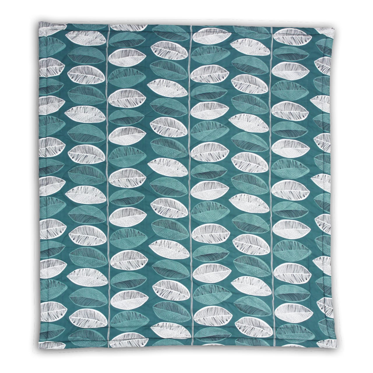 All Season Reversible Microfiber Comforter/Quilt (150 GSM) -Teal