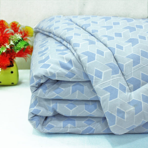 Microfiber 150 GSM All Season Comforter/Quilt - Blue