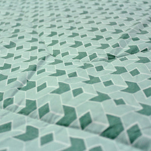 All Season Reversible Microfiber Comforter/Quilt (150 GSM) -Green