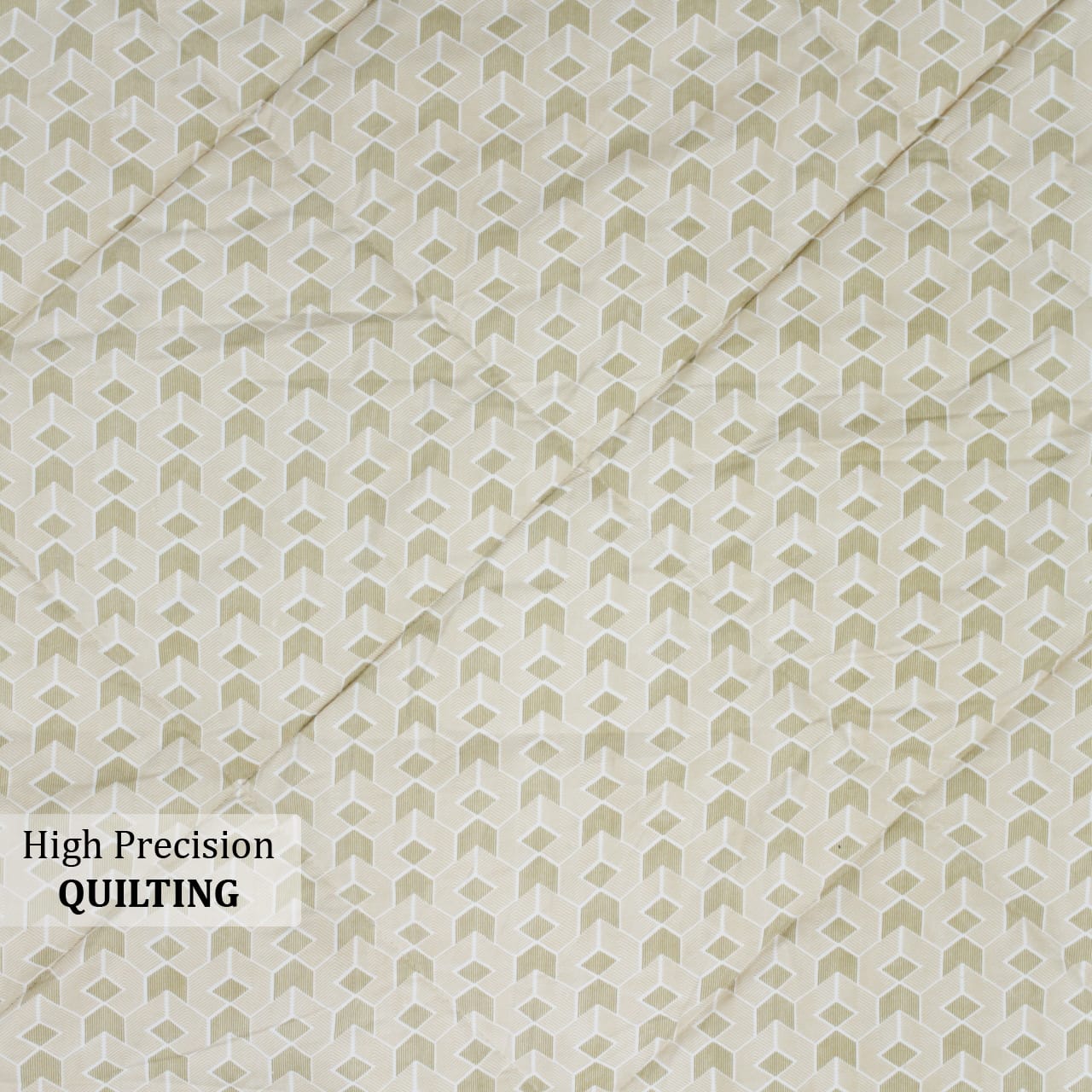 All Season Reversible Microfiber Comforter/Quilt (150 GSM) -Beige