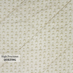 All Season Reversible Microfiber Comforter/Quilt (150 GSM) -Beige