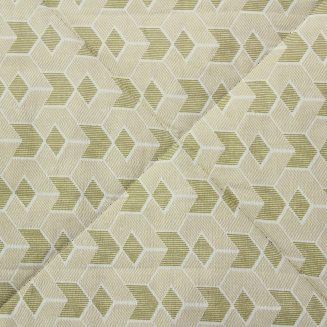 All Season Reversible Microfiber Comforter/Quilt (150 GSM) -Beige