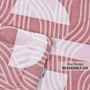 All Season Reversible Microfiber Comforter/Quilt (150 GSM) -Magenta