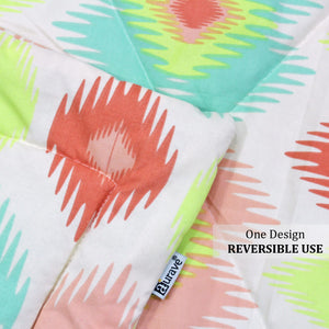 All Season Reversible Microfiber Comforter/Quilt (150 GSM) -Multicolor