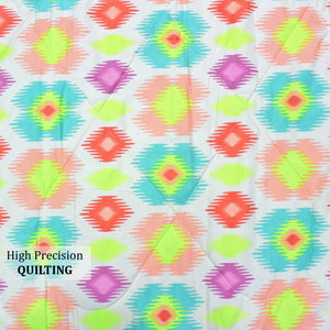 All Season Reversible Microfiber Comforter/Quilt (150 GSM) -Multicolor