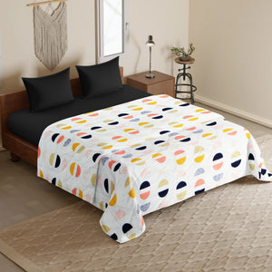 Microfiber 150 GSM All Season Comforter/Quilt - Multicolor