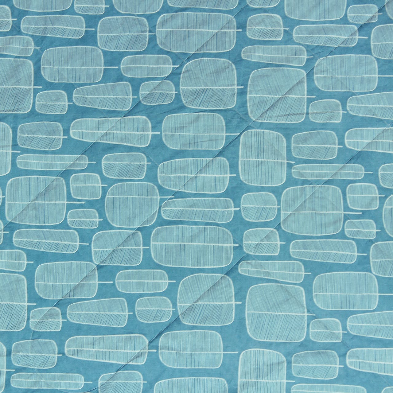 Full View Microfiber 150 GSM All Season Comforter/Quilt - Peacock Blue