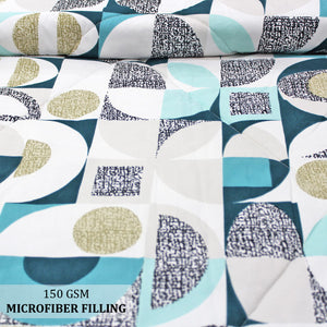 Microfiber 150 GSM All Season Comforter/Quilt - Multicolor