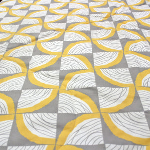 Microfiber 150 GSM All Season Comforter/Quilt - Yellow    