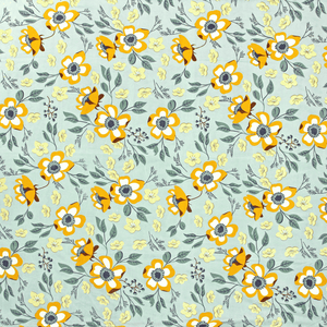 Full View Elegant Microfibre Dohar | Floral Botanical Grey