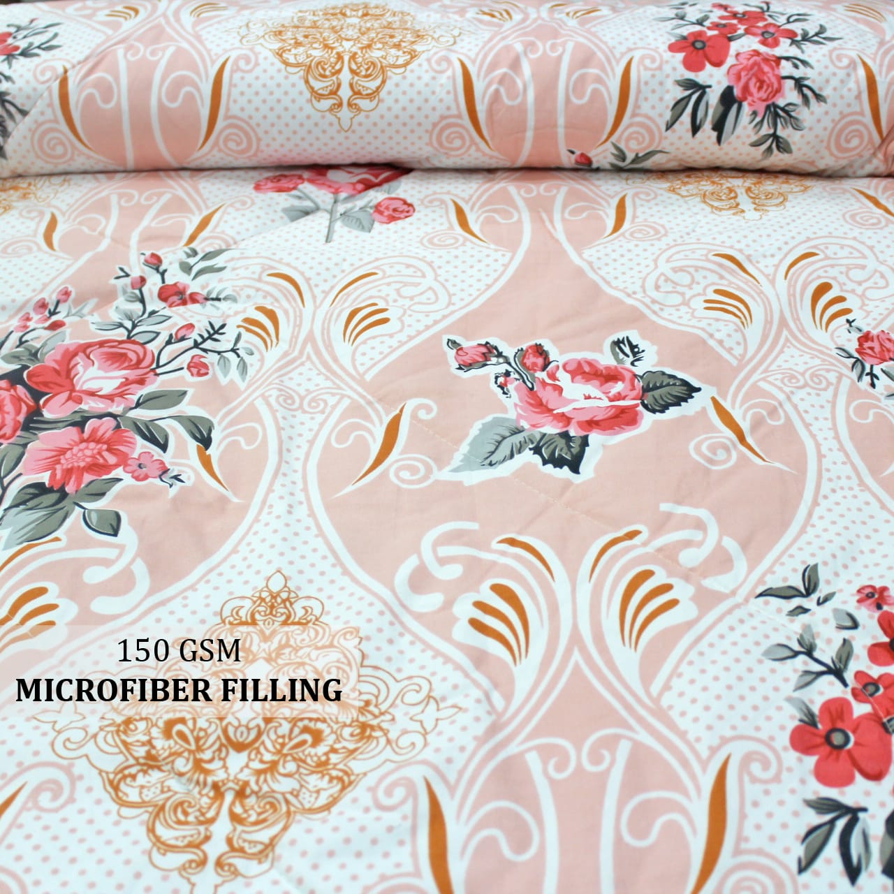 Microfiber 150 GSM All Season Comforter/Quilt - Multicolor