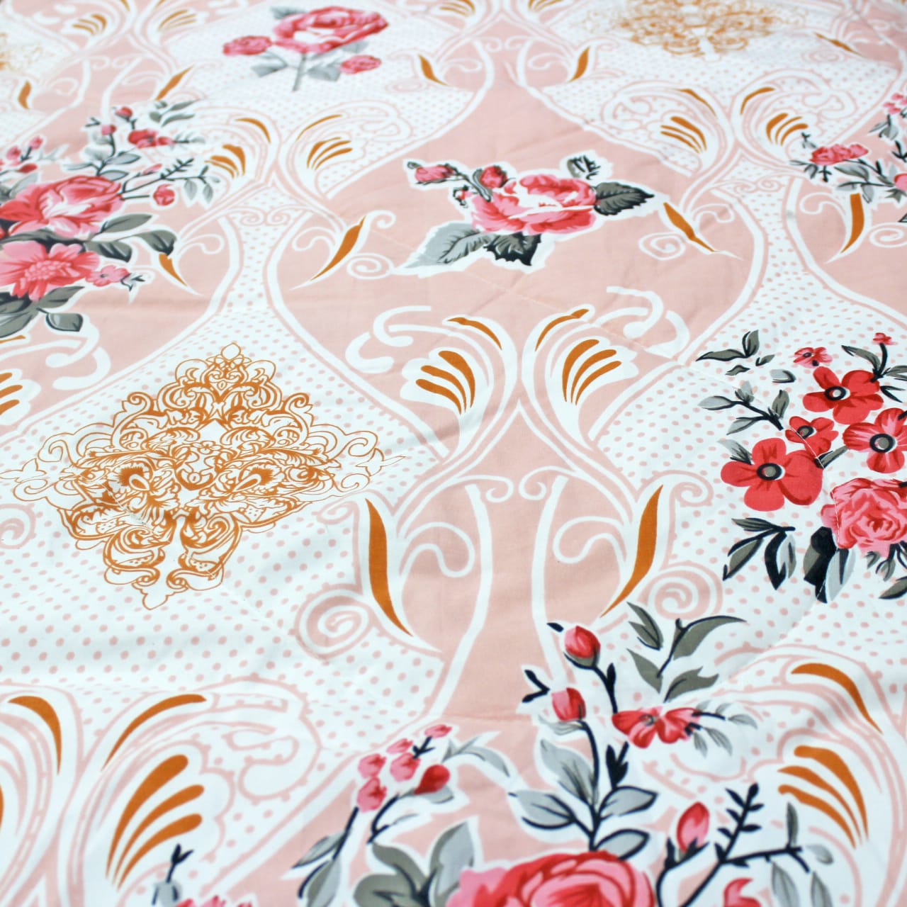 Full View Microfiber 150 GSM All Season Comforter/Quilt - Multicolor  Design 