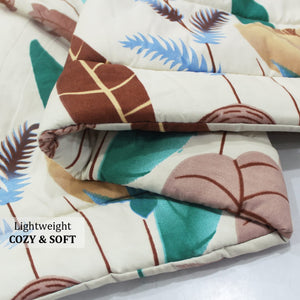 Microfiber 150 GSM All Season Comforter/Quilt - Multicolor