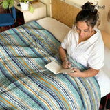 Microfiber 150 GSM All Season Comforter/Quilt - Blue