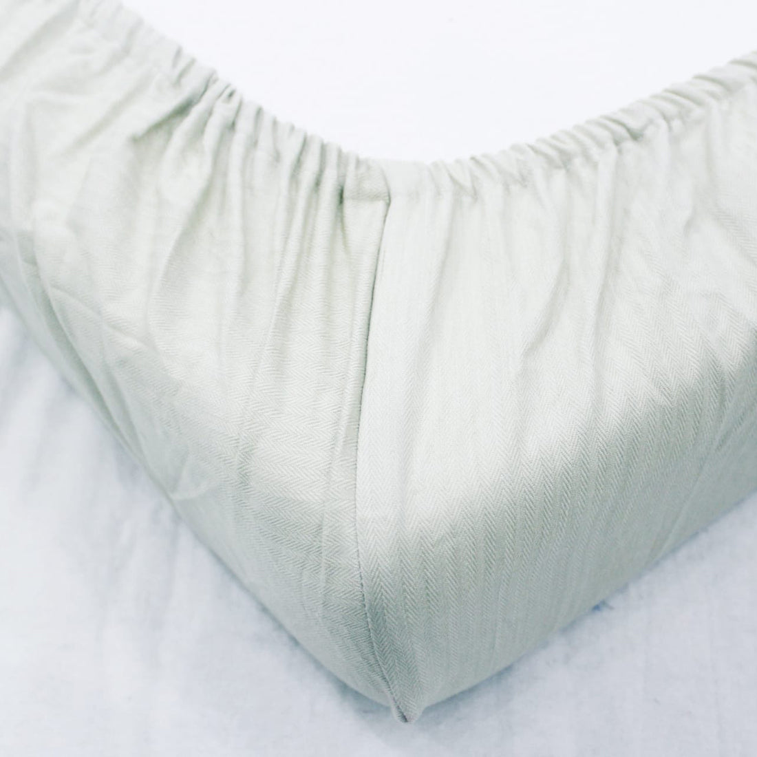 Mercerized Cotton Textured Weave Cotton Fitted Bedsheet
