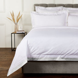 DIVINE 210 TC Cotton Dohar - White/Silver