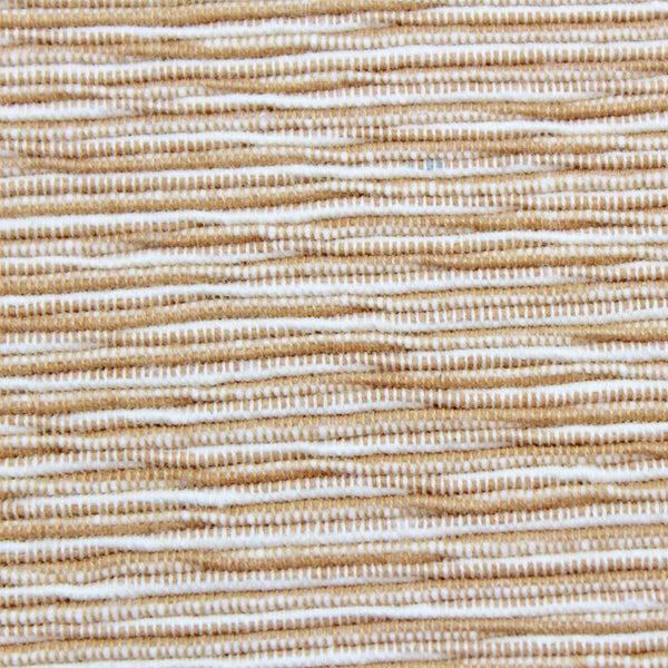 Handloom Corded Weave 385 GSM Plain Cotton Fabric 48" (122 cms)-BEIGE