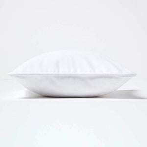 Plain Cotton Decorative Cushion Cover 1 Pc in White online at best prices