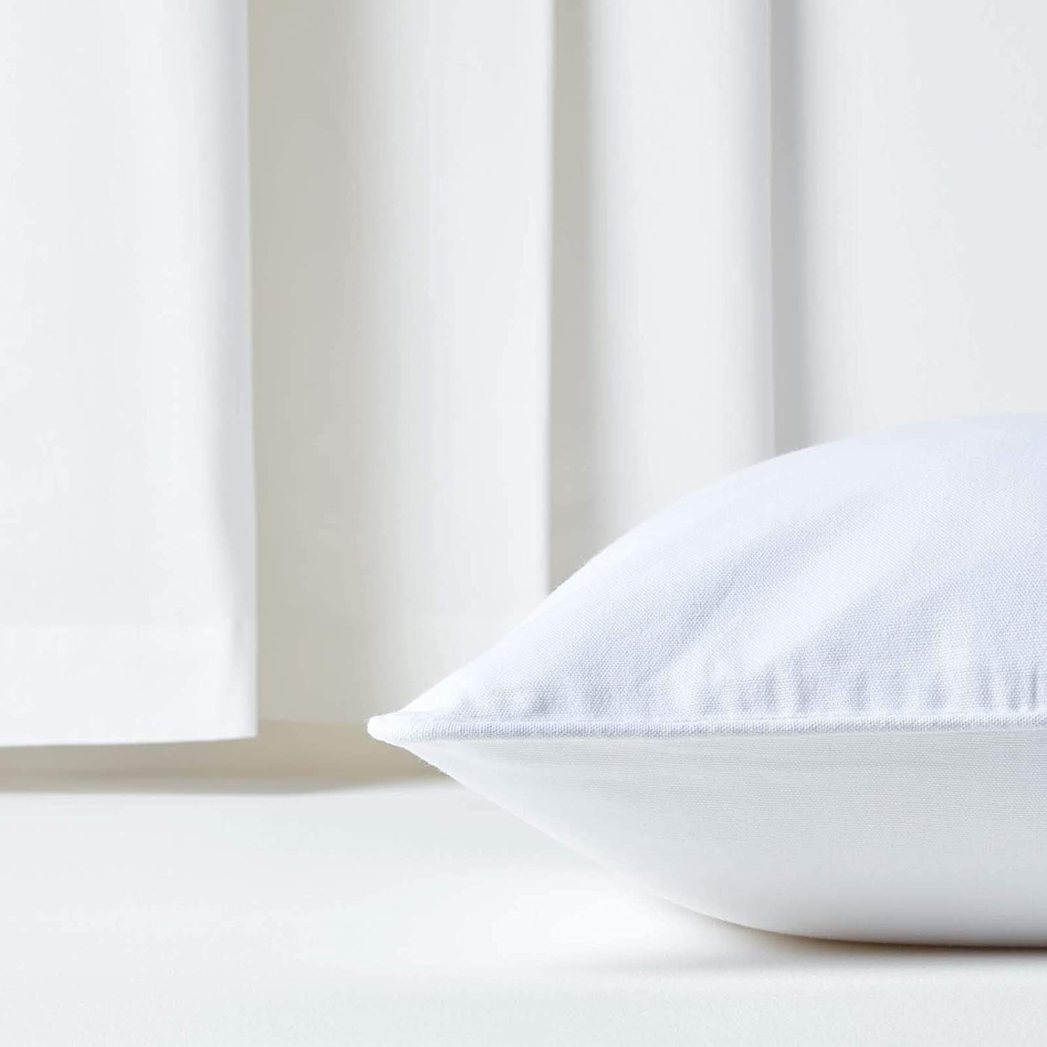 Plain Cotton Decorative Cushion Cover 1 Pc in White online at best prices