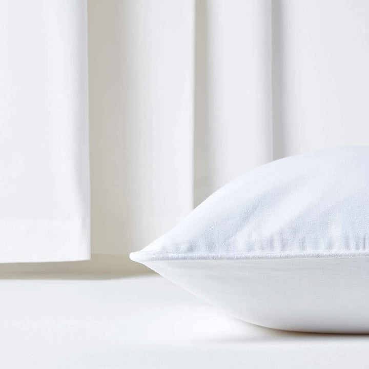 Plain Cotton Decorative Cushion Cover 1 Pc in White online at best prices