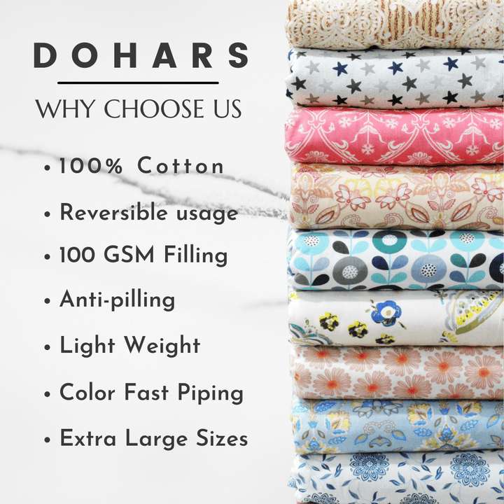 Soft Riva Damask Print Grey Cotton Dohar Online At Best Prices