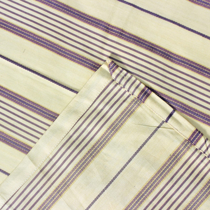 ALPHA Woven 100% Cotton Elegant Handloom Bed Cover