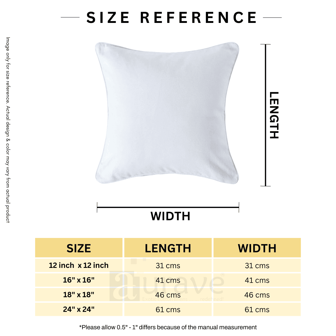 Plain Cotton 1 Pc Decorative Cushion Cover - Magenta