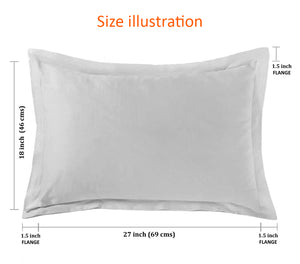 Printed Floral Pillow Cover - Multicolor  Size  illustration 