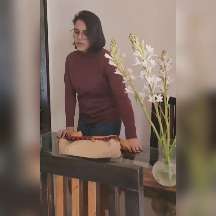 Blue microfiber 150 GSM all season comforter quilt on bed  Video  Clip 