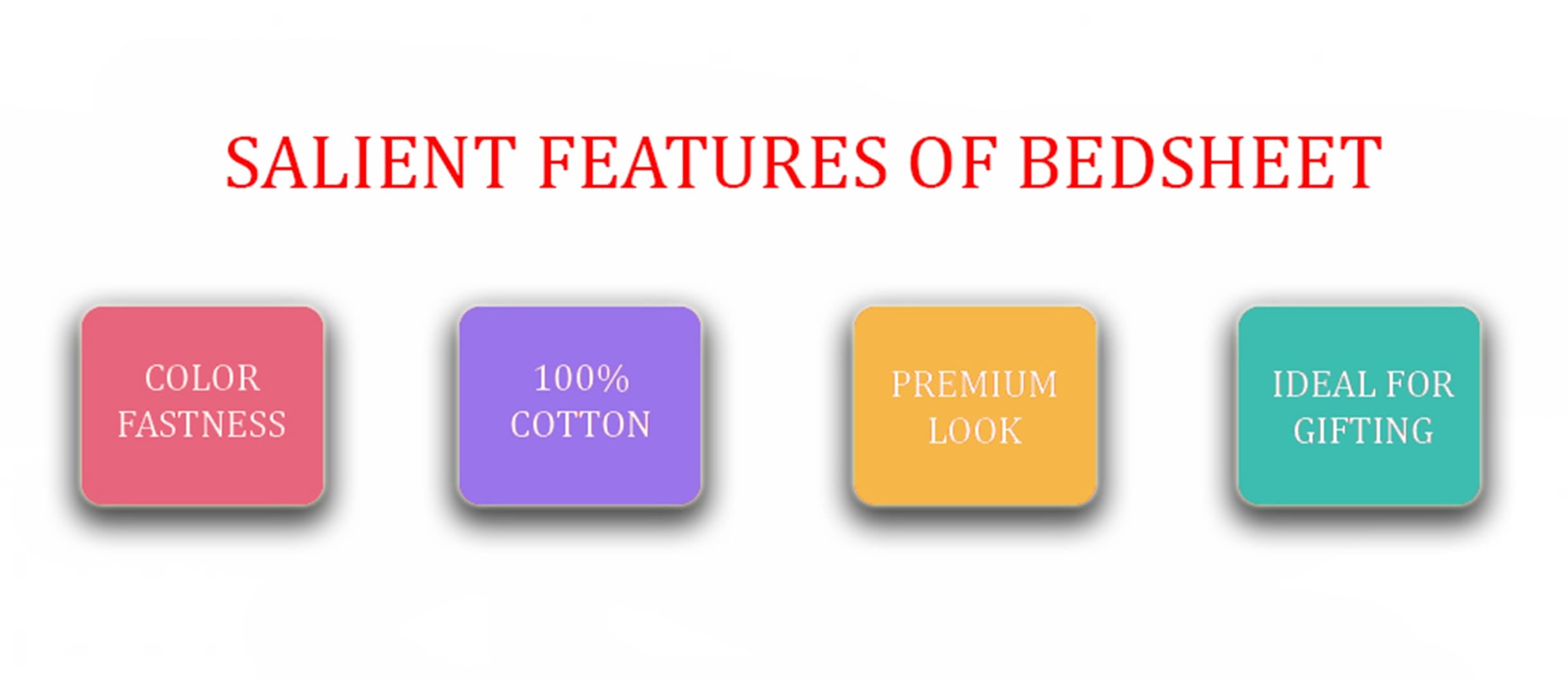 Soft Plain 210 TC Cotton Designer Bedsheet In Pink At Best Prices
