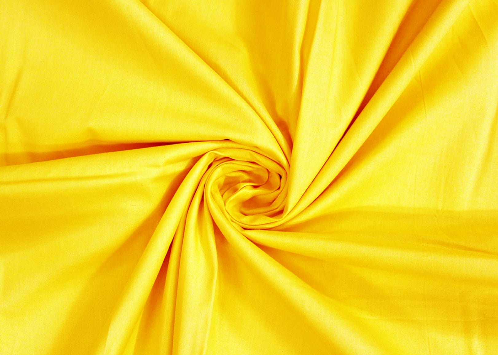 Plain Cotton 210 TC Designer Bedsheet - Yellow At Best Prices