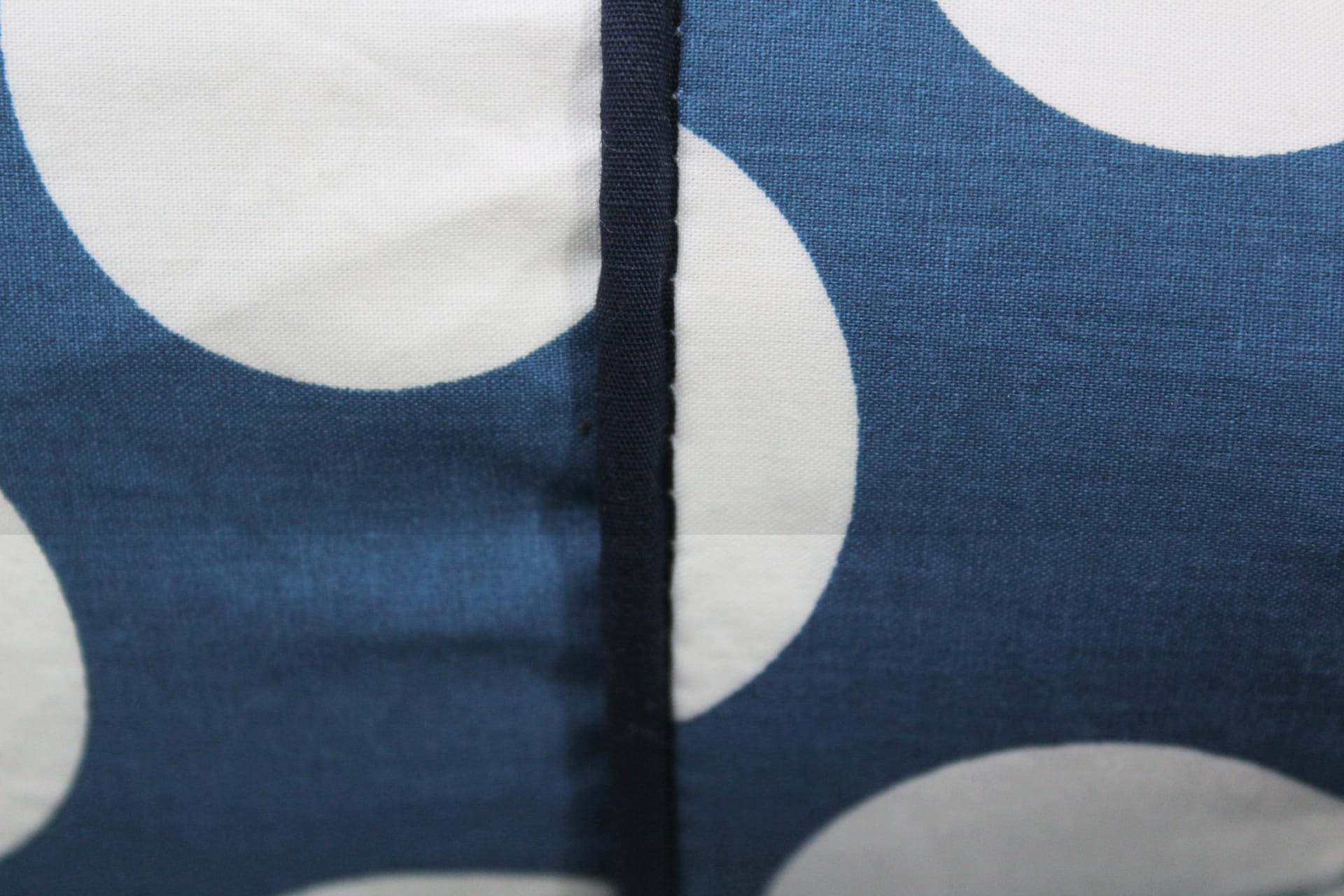 MELANGE 100% Cotton Baby Bolster Cover (with Bolster Insert), Blue