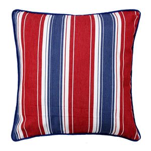 Soft Stripe Print Mercerised Woven Cotton Diwan Set(6 Pcs) online in India