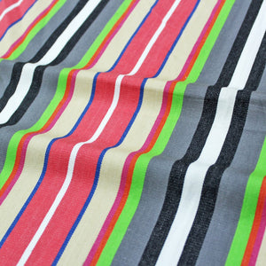 Alpha Multicolor Woven Cotton Stripes Table Cover(1 Pc) online in India