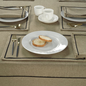 Comfortable Plain Virgo Woven Cotton Table Cover online In India