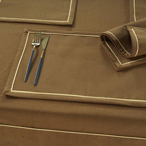 Comfortable Plain Virgo Woven Cotton Table Cover online In India