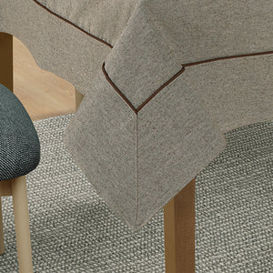 Comfortable Plain Virgo Woven Cotton Table Cover online In India