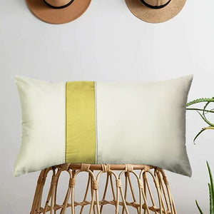 Stylish Cotton Satin Patch Throw/Lumber Pillow Online In India