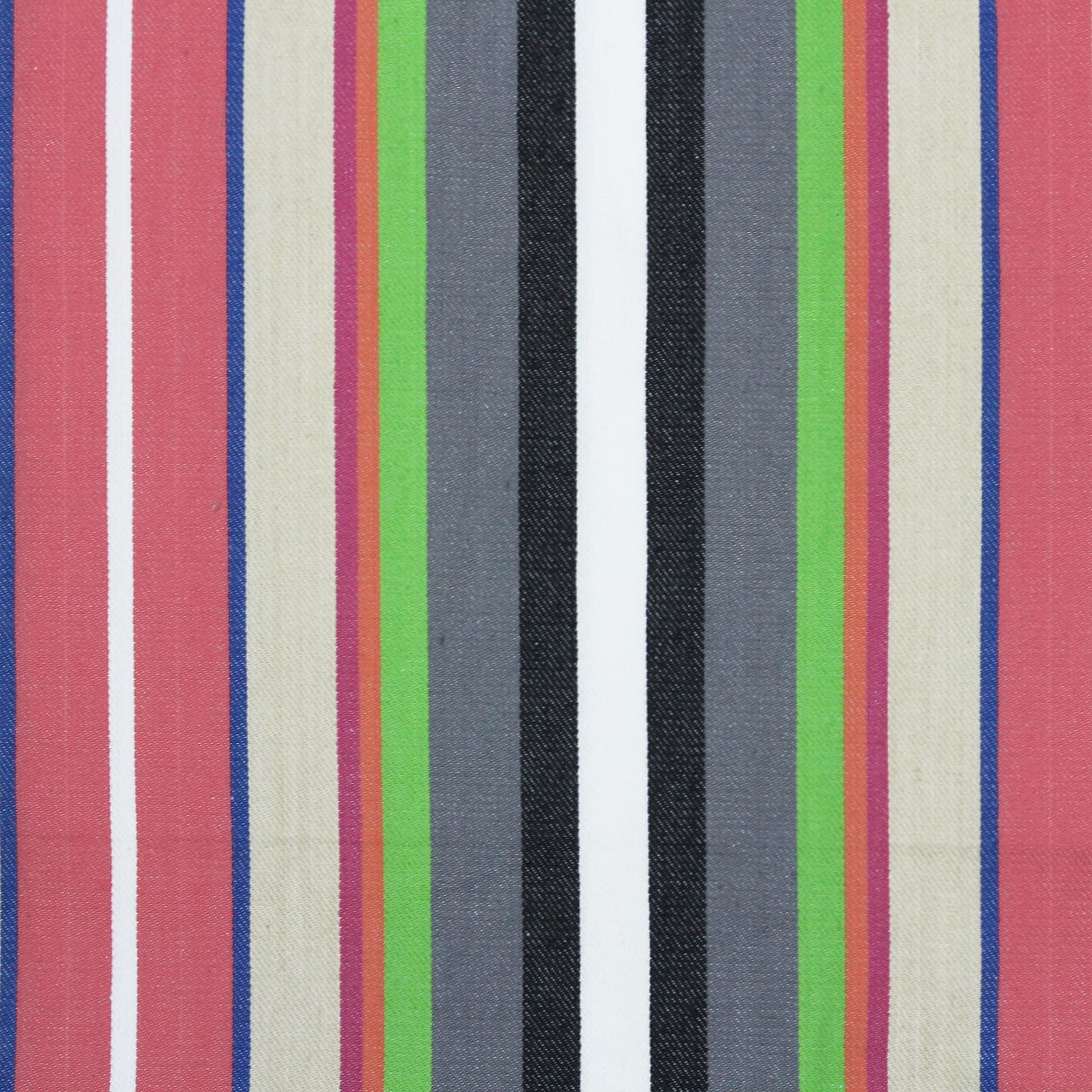 ALPHA Woven Cotton Stripes 2 Pcs Bolster Cover set - Multicolor