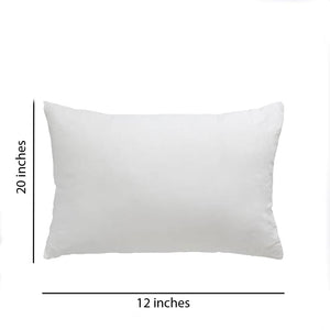 Soft White Fiber Cushion Fillers/Inserts(12*20 inches) online in India at best prices