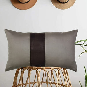 Stylish Cotton Satin Patch Throw/Lumber Pillow Online In India