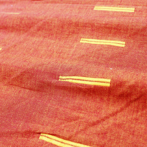 Alpha Rust Woven Cotton Plain Table Cover(1 Pc) online in India