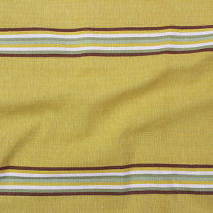 Alpha Gold Woven Cotton Stripes Table Cover(1 Pc) online in India
