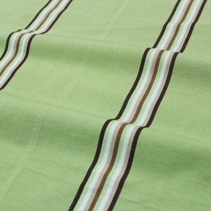 Alpha Green Woven Cotton Stripes Table Cover(1 Pc) online in India