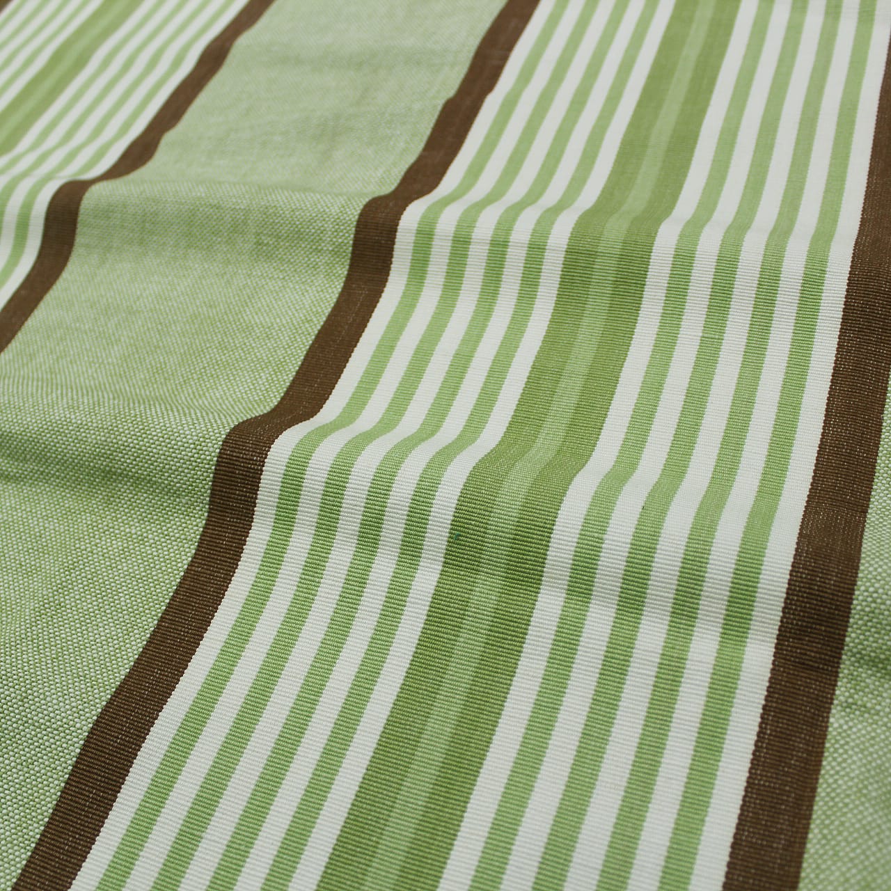 Alpha Green Woven Cotton Stripes Table Cover(1 Pc) online in India