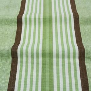 Alpha Green Woven Cotton Stripes Table Cover(1 Pc) online in India
